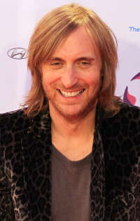 French DJ David Guetta poses on the red